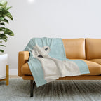 FAUNA / Polar Bear Throw Blanket Gallery Image 1