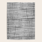 Rustic, Abstract Stripes Pattern, Black and White Poster Gallery Image 4