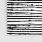 Rustic, Abstract Stripes Pattern, Black and White Poster Gallery Image 3