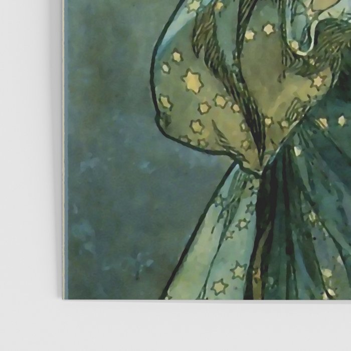 Alphonse Mucha "The Moon and the Stars Series: The Moon" Poster Gallery Image 3