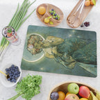 Alphonse Mucha "The Moon and the Stars Series: The Moon" Cutting Board Gallery Image 2