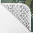 Alphonse Mucha "The Moon and the Stars Series: The Moon" Bath Mat Gallery Image 2