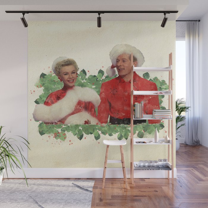Phil & Judy (White Christmas) Wall Mural Gallery Image 1