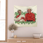 Phil & Judy (White Christmas) Wall Tapestry Gallery Image 2