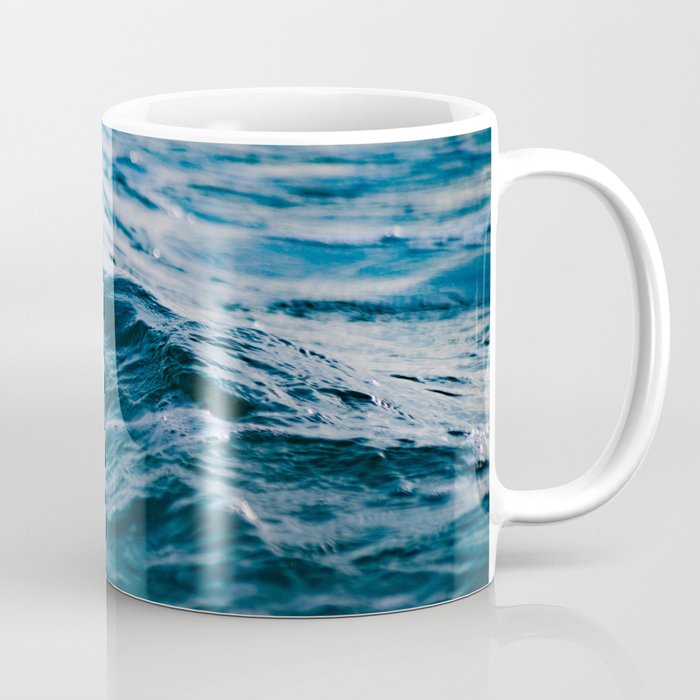 Blue Ocean Waves Coffee Mug Gallery Image 1