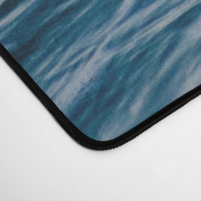 Blue Ocean Waves Desk Mat Gallery Image 4