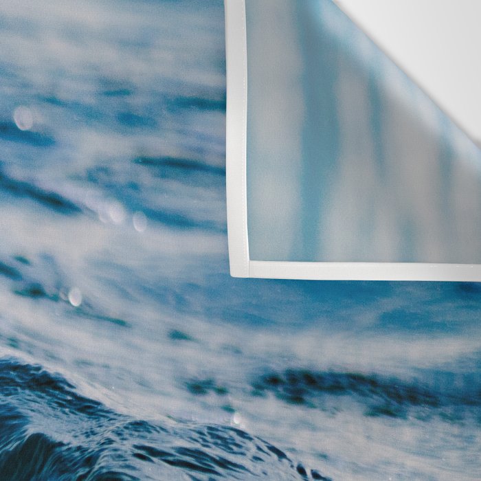 Blue Ocean Waves Wall Tapestry Gallery Image 3