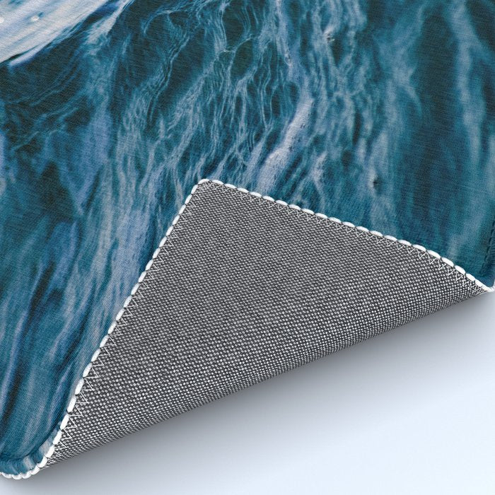 Blue Ocean Waves Rug Gallery Image 4