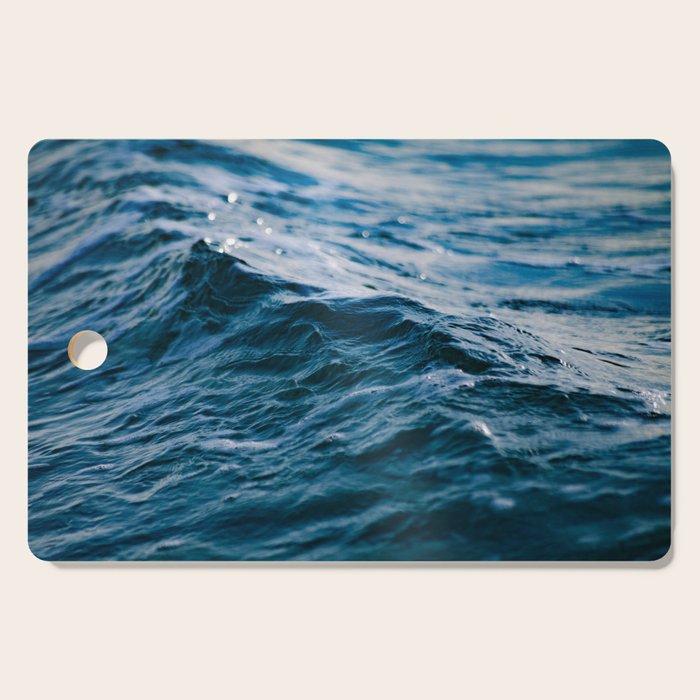 Blue Ocean Waves Cutting Board Gallery Image 1