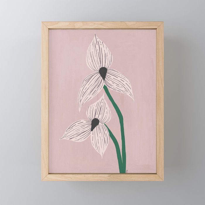 Mid Valley Floral Mini Art Print Gallery Image 1