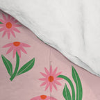 Pink Daisy Pattern - Pink Comforter Gallery Image 4