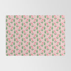 Pink Daisy Pattern - Pink Rug Gallery Image 2
