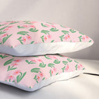 Pink Daisy Pattern - Pink Pillow Sham Gallery Image 3