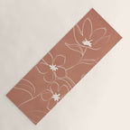 Little Flower Outline on Clay 01 Yoga Mat Gallery Image 1