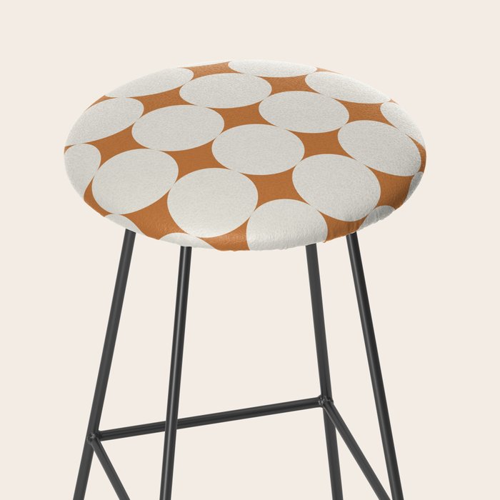 Circular Minimalism - Retro Orange Stool Gallery Image 2