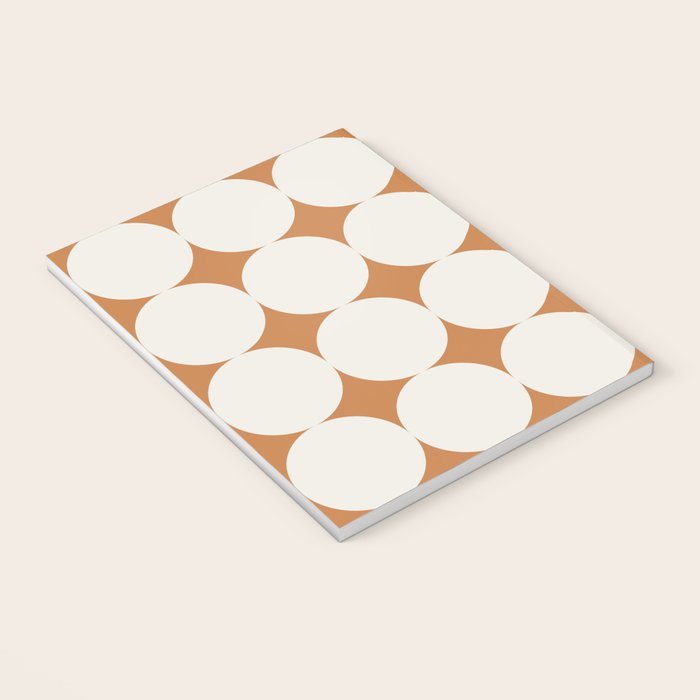 Circular Minimalism - Retro Orange Notebook Gallery Image 3