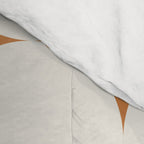 Circular Minimalism - Retro Orange Comforter Gallery Image 4