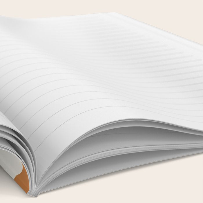 Circular Minimalism - Retro Orange Notebook Gallery Image 2
