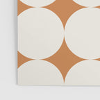 Circular Minimalism - Retro Orange Poster Gallery Image 3