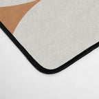 Circular Minimalism - Retro Orange Desk Mat Gallery Image 4