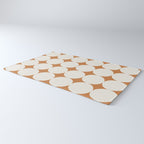 Circular Minimalism - Retro Orange Rug Gallery Image 3
