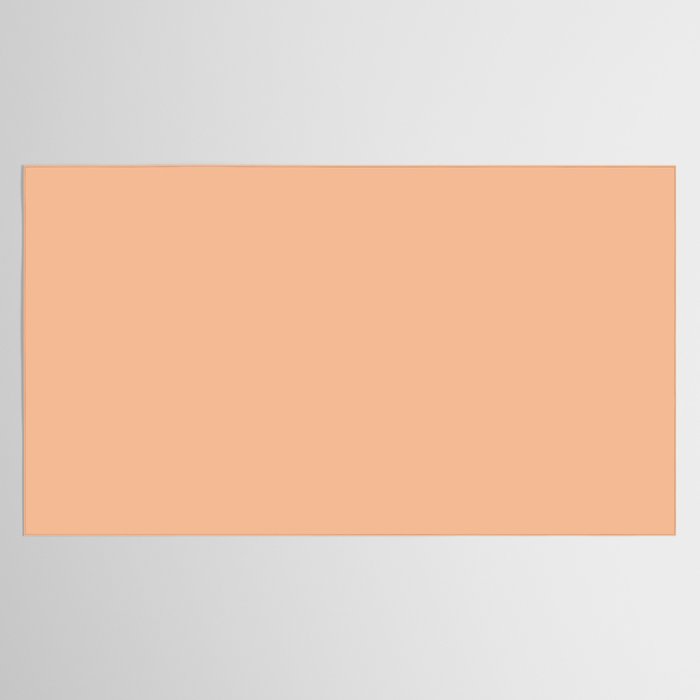 CARAMEL CREAM SOLID COLOR Plain Peach Pastel Shade Tablecloth Gallery Image 2