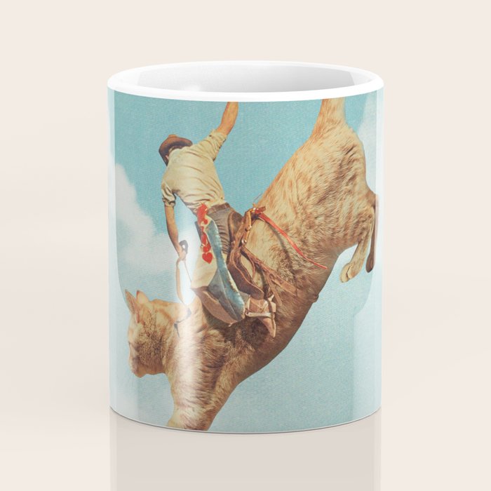 Meehaw - Rodeo Cat Bronc Coffee Mug Gallery Image 4