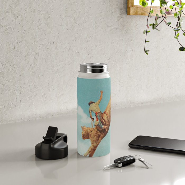 Meehaw - Rodeo Cat Bronc Water Bottle Gallery Image 4