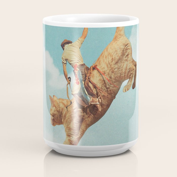 Meehaw - Rodeo Cat Bronc Coffee Mug Gallery Image 4