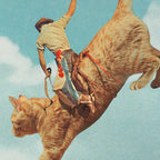 Meehaw - Rodeo Cat Bronc Coffee Mug Gallery Image 2