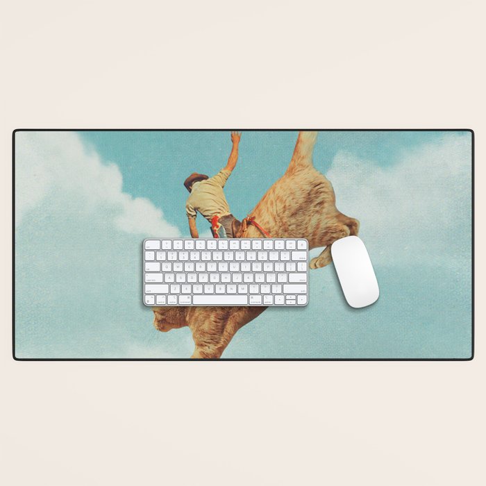 Meehaw - Rodeo Cat Bronc Desk Mat Gallery Image 1