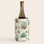Gingerbread Village Cream Wine Chiller Gallery Image 1