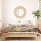 Antique 18th Century Chinoiserie French Tapestry Francois Boucher Duvet Cover Gallery Image 3