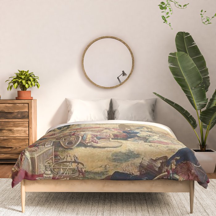 Antique 18th Century Chinoiserie French Tapestry Francois Boucher Comforter Gallery Image 3