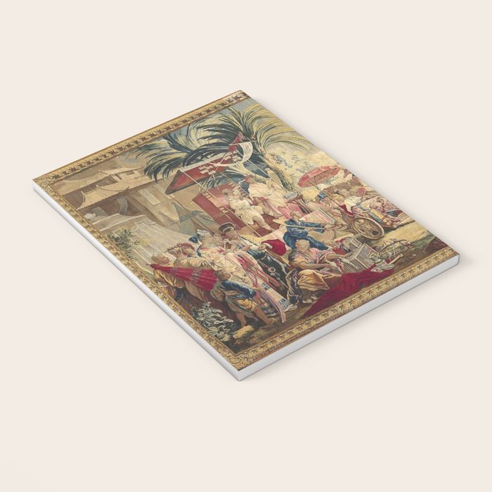 Antique 18th Century Chinoiserie French Tapestry Francois Boucher Notebook Gallery Image 3