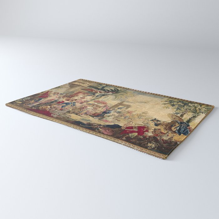 Antique 18th Century Chinoiserie French Tapestry Francois Boucher Rug Gallery Image 3