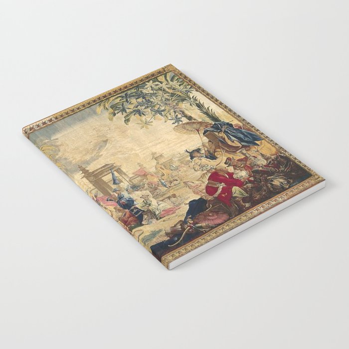Antique 18th Century Chinoiserie French Tapestry Francois Boucher Notebook Gallery Image 2