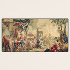 Antique 18th Century Chinoiserie French Tapestry Francois Boucher Desk Mat Gallery Image 3