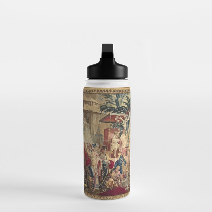 Antique 18th Century Chinoiserie French Tapestry Francois Boucher Water Bottle Gallery Image 3