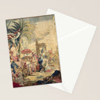 Antique 18th Century Chinoiserie French Tapestry Francois Boucher Stationery Card Gallery Image 2