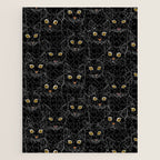 Black Cat Portraits Jigsaw Puzzle Gallery Image 1