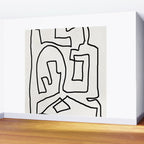 Abstract line art Wall Mural Gallery Image 2