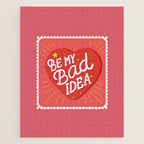 Be My Bad Idea Heart Art Jigsaw Puzzle Gallery Image 1