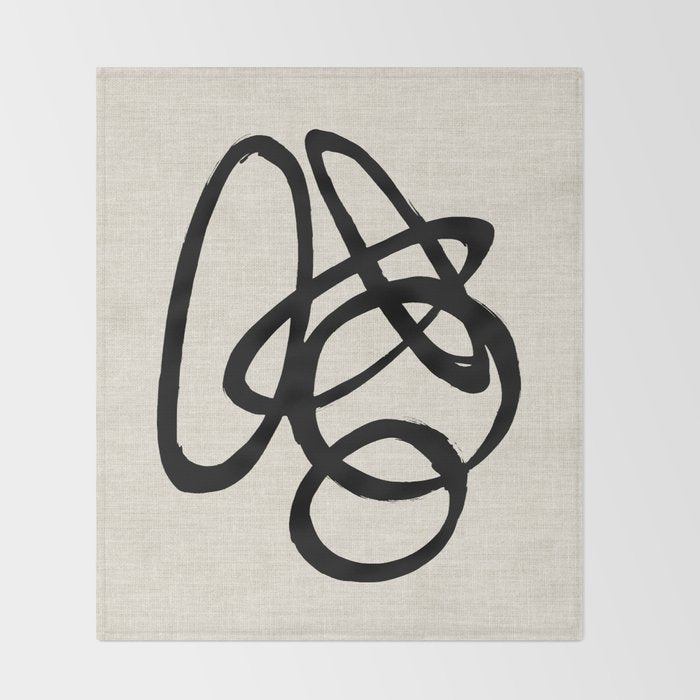 Converging Orbit Throw Blanket Gallery Image 2