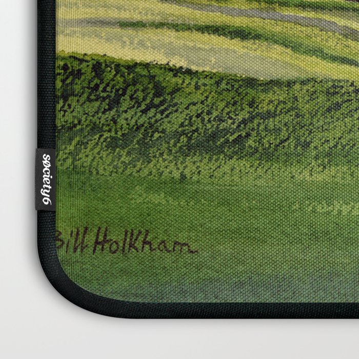 Pebble Beach Golf Course 9th Green Laptop Sleeve Gallery Image 3