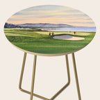 Pebble Beach Golf Course 9th Green Side Table Gallery Image 2