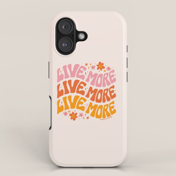 Live More iPhone Case Gallery Image 1