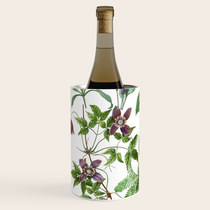 Marvelling In Mauve Botanical Illustration Wine Chiller Gallery Image 2