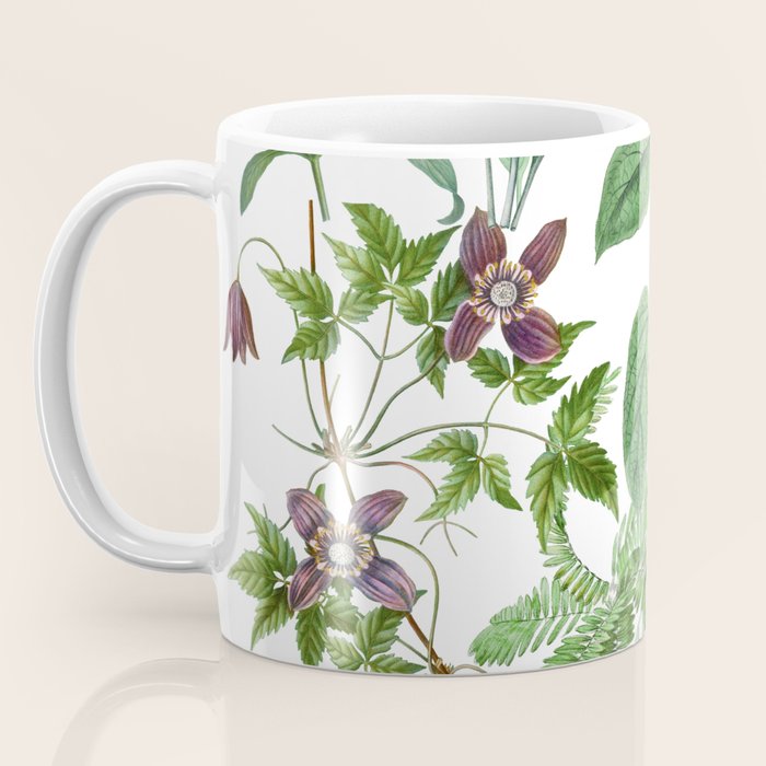 Marvelling In Mauve Botanical Illustration Coffee Mug Gallery Image 3