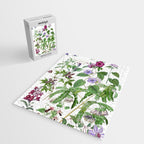 Marvelling In Mauve Botanical Illustration Jigsaw Puzzle Gallery Image 2